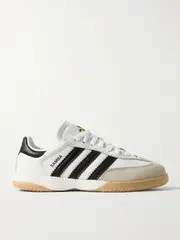 [adidas Originals] adidas Originals - Samba Mn Suede-trimmed Leather Sneakers - White - UK 9 UK 9 White