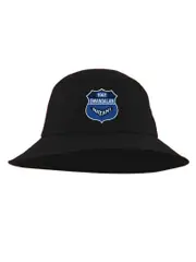 Black Bucket Hat With Emb