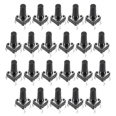 6x6x12mm Panel Micro PCB Momentary Tactile Tact Push Button Switch DIP 26PCS