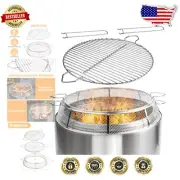 Stainless Steel Fire Pit Spark Protector Screen for Solo Stove Ranger 15"