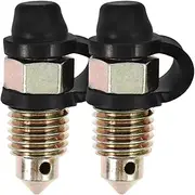 SOESFOUFU Brake Bleeder Caps for Car Motorcycle Grease Fitting Bleeder Screws M10 Brake System Accessories Easy to Install