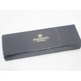 W042 Mikimoto 日本製 萬用手冊用全鋼原子筆(有珍珠與美麗金色蝴蝶結)(9成新)