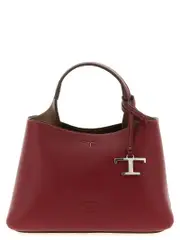 [Tod'S] Tod'S-Micro Leather Handbag Borse A Mano Rosso-Donna OS