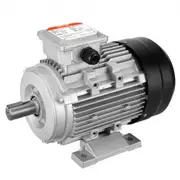 VEVOR 1.5KW Electric Motor 3000 rpm, AC 230V/400V 9.5A/3.5A, 90L, B3 Frame, Air Compressor Motor 3-Phase, 24mm Keyed Shaft, CW/CCW Rotation for Agricu
