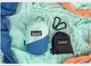 Portable Outdoor Camping Hammock Nakie Sky Blue BNWT