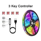 RGB 5050 Led Strip Lights 5V USB 24Keys Bluetooth Wifi Control Flexible Ribbon C