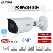 Dahua IPC-HFW3841E-SA 8MP Bullet IP Camera Starlight Built-in Mic IP67 SMD+ POE