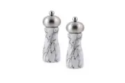 Swissmar 7588081 Arctic White Marble Salt & Pepper Mills White Marble