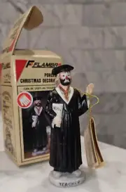 Vintage Emmett Kelly Jr Signature Collection Flambro Teacher 9684 in box