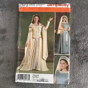 Simplicity Sewing Pattern 2573 Size 16-24 Renaissance Theater Costume Cosplay