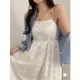 【Codibook】韓國 gifteabox 細肩帶緞面洋裝長洋裝［預購］女裝
