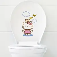 在飛比找蝦皮購物優惠-Hello Kitty【可愛家】衛生間貼紙DIY貼傢俱裝飾 