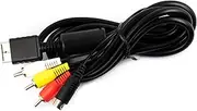 jujinglobal 6FT S-Video S AV RGB Audio Cable for PS3 / PS2 / PS1