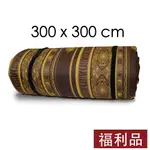 【福利品】繽紛防水野營墊(咖啡)-300X300CM 9 -S21591