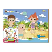 7pc Creative Kids Cocomelon Beach Wooden Starter Puzzle Toy Fun Activity 2y+
