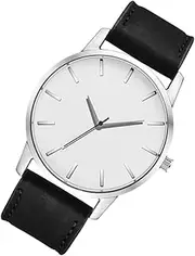 [Holibanna] Durable Dial Men Watch with PU Strap Stylish Casual for Every Occasion Comfortable and Lightweight Design Rugged Masculine Look