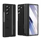 For Samsung Z Fold 6 5 4 3 Stylus Pen Holder Case+Stand Hinge Screen Protector