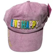 NWT Simply Southern Women’s Live Happy” Corduroy Hat Adjustable