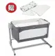 Chicco Next 2 Me Magic多功能親密安撫嬰兒床邊床(鎖扣版)(CBB79701.77月牙灰) 6580元+送純棉包巾毯-2入