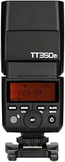 GODOX Cobra Flash Unit TT350F, Black for Fujifilm Cameras, Guide Number 36, 2.4 GHz Radio Control, Compatible with Optical Pulse and Radio Frequency