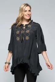 Embroidered Tunic--CLA-31860