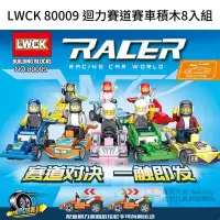 在飛比找Yahoo!奇摩拍賣優惠-◎寶貝天空◎【LWCK 80009 迴力賽道賽車積木8入組】