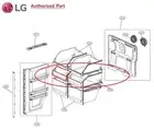LG FRIDGE Tray Assembly,Drawer AJP75574605 for GF-L570MBL GF-L570PL GF-V570MBL