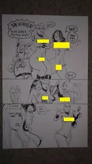 Massey CAVEWOMAN IT'S A GIRLS LIFE 1 pg 20 MERIEM HUGE HEADLIGHTS WOW