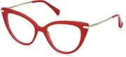 [MaxMara] MM5145 066 Shiny Dark Red 52/17/135 Women's Frame, 066 Shiny Dark Red, 52/17/135