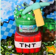 Peachybbies Slime MINE THE WORLD Clay Kit Minecraft Movie Rare Authentic New