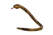 Aurora Playful Snake Gopher Snake Stuffed Animal - Eye-Catching Designs - Versatile Fun - Brown 50 Inches
