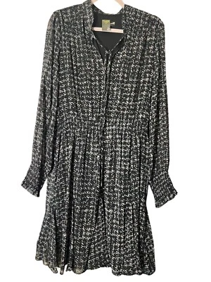 Taylor Flowy chiffon like midi dress SIZE 14