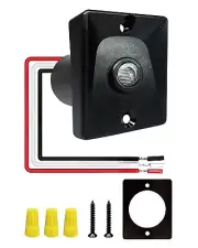Photocell Light Sensor for Outdoor Lighting, Dusk to Dawn Sensor, 120V