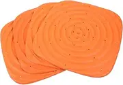LOORGVEL 4PCS Washable Chicken Nesting Pads Durable Reusable Nest Box Liners for Chicken Coop Soft Comfortable Bedding with Non Slip Design for Enhanced Egg Laying Environment