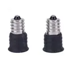 Black E12 to E14 Bulb Converter LED Light Holder Lamp Adapter Socket Fine zc _xi