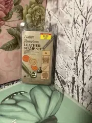 Hobby Lobby 3D Leather Stamp Set Tools SouthWest Motif & Native American Stamps