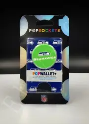 Authentic POPSOCKETS Popwallet+ NFL" Seattle Seahawks "Card Holder/Pop Grip.