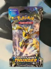 Pokemon - Lost Thunder Sleeved Booster Pack - Sun & Moon - Sealed - Zoroark