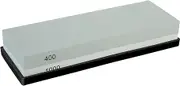 Knife Sharpening Stone 2 Side Grit 400/1000 Whetstone Kitchen-Knife Sharpener Waterstone with Anti-Slip Rubber Base