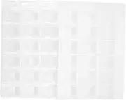 Beatifufu Sample Bag for Button Storage Versatile Packing Bag for Jewelry Crafts Dustproof Design for Home Commercial Use