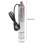 3-in-1 Solar Submersible Deep Well Water Pump | MPPT Controller | DC Powered