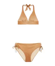 Max Mara Betta Two-Piece Bikini Set IIB,IVB,IIIB golden