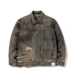 [FLOMMARKET] NEIGHBORHOOD SAVAGE TYPE-1 JACKET 破壞 牛仔外套 黑色