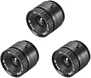 XYWHPGV 3 Pcs Camera Varifocal Lens 6mm Focal Length 720P F1.4 1/3 Inch CS Mount for CCD Camera(1bb47 02ee6 58060 015d1 6df32 b0214