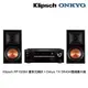 Klipsch RP-600M+Onkyo TX-SR494書架式喇叭+環繞擴大機