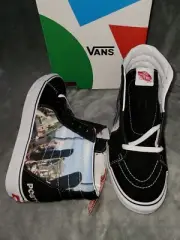 VANS AUTHENTIC SKATEBOARDING MOCA SK8-HI FRANCES STARK SHOES MENS US 10 NEW