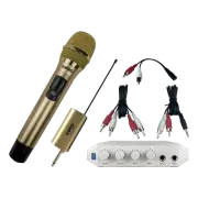 Karaoke Kickstart Bundle: ImPro UHF-77 Wireless Mic & MX-R88i Compact Mixer