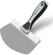 ROLLINGDOG Bucket Scoop - 6.5 inch Bucket Scoop for Drywall,Plaster,Stainless Steel Plaster Scoop,Idea for Clean Paint,Mortar,Putty,ETC
