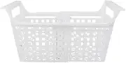 Adjustable Deep Freezer Organizer Bin, PP Chest Freezer Basket, Expandable Storage Basket for Upright Freezers, Cabinets, Shelves, Closets, Bathrooms, Laundry Rooms, Countertops