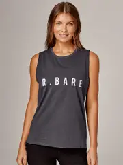 Womens Cotton Singlet. Running Bare Easy Rider Tank.